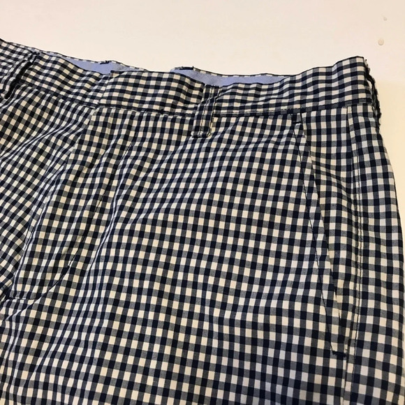 Men’s J. Crew Blue/White Checkered Shorts Sz 30 - Picture 2 of 4